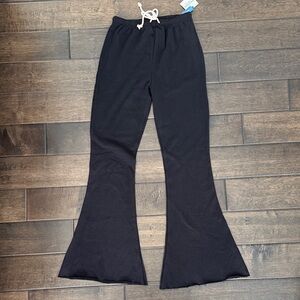 💜3/$15 Arizona Jean Co Women’s Black Flare Lounge Sweatpants NEW